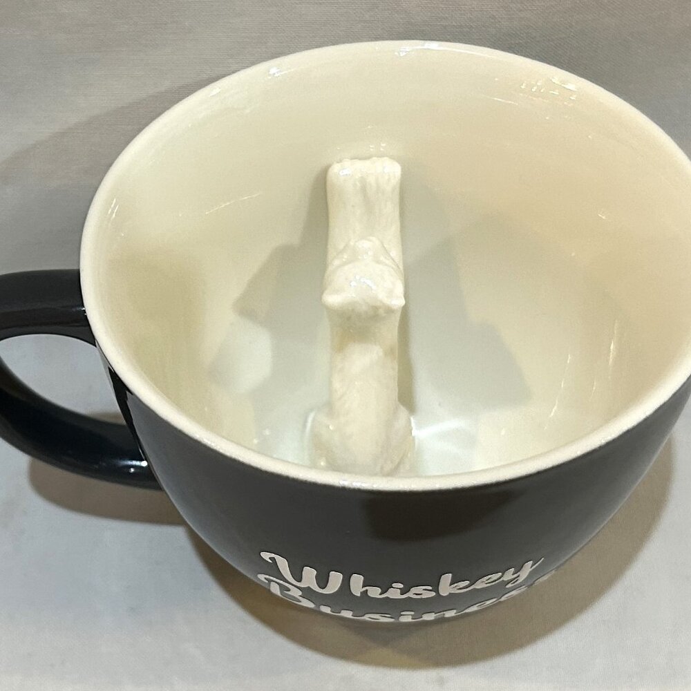 Creature Cups Ceramic Coffee Mug Teacup Cat Stretch Inside